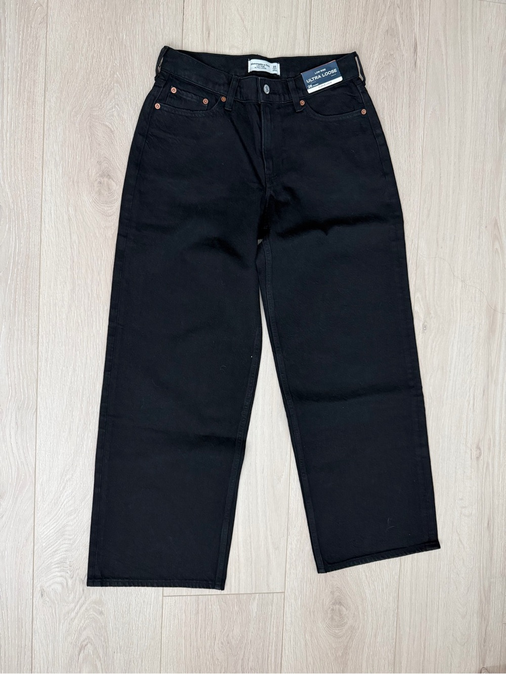 Abercrombie Curve Love Ultra Loose Low Rise Jeans